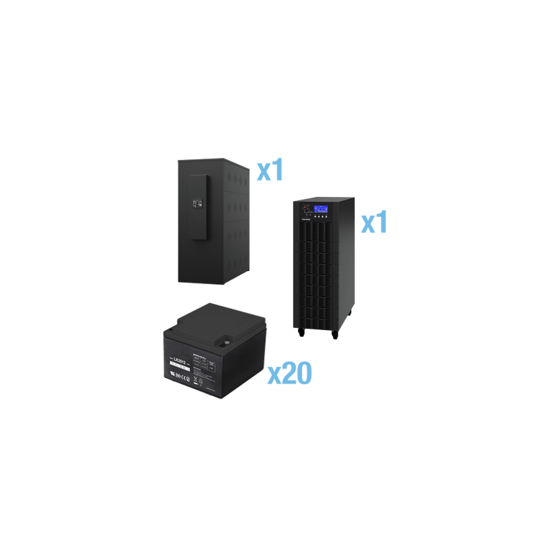 UPS Trifásico de 20 kVA/18 kW, Topología Online Doble Conversión, Volt