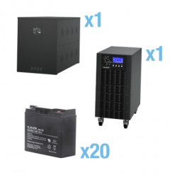 UPS Trifásico de 10 kVA/10 kW, Topología Online Doble Conversión, Volt