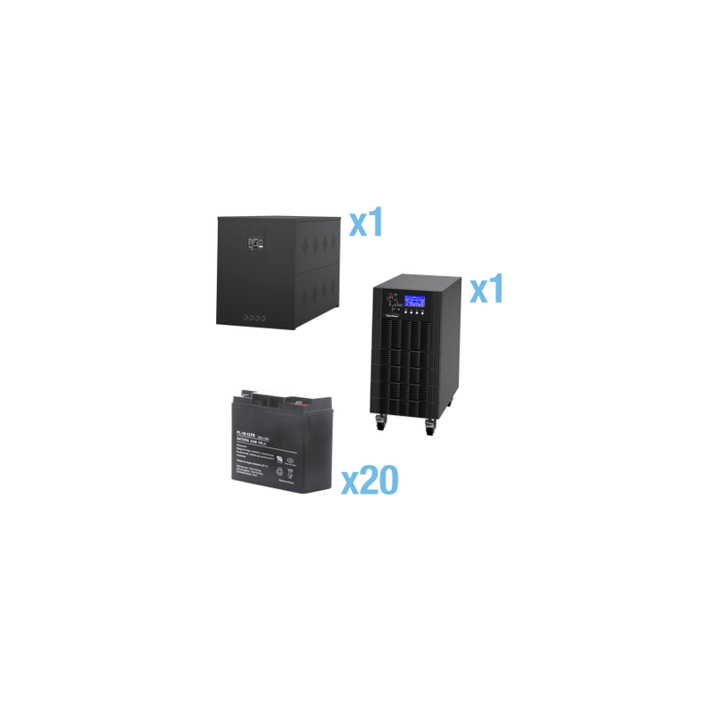 UPS Trifásico de 10 kVA/10 kW, Topología Online Doble Conversión, Volt
