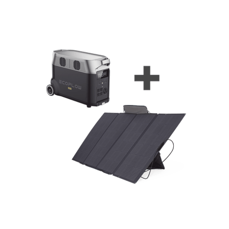 Kit de Estación de Energía Portátil 3600Wh  Panel Solar Flexible 400W