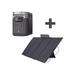 Kit de Estación de Energía Portátil 2048Wh  Panel Solar Flexible 400W