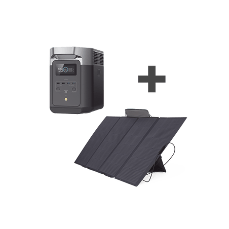 Kit de Estación de Energía Portátil 2048Wh  Panel Solar Flexible 400W