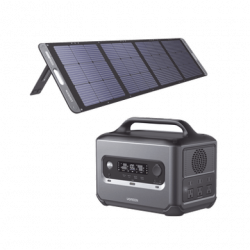 Kit de Estación de Energía Portátil 1200W (1024Wh)  Panel Solar Plegab