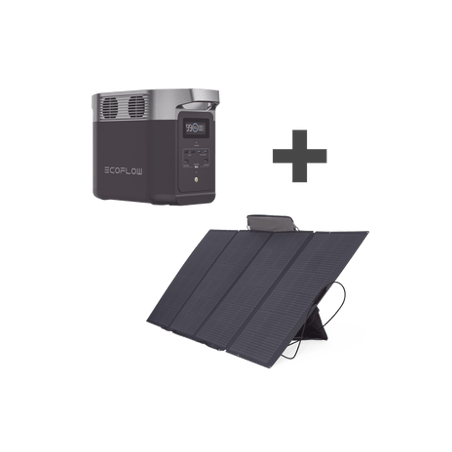 Kit de Estación de Energía Portátil 1024Wh  Panel Solar Flexible 400W