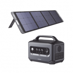 Kit de Estación de Energía Portátil 600W (680Wh)  Panel Solar Plegable