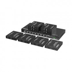 Kit Divisor y Extensor HDMI / Divide 1 Fuente HDMI a 8 Pantallas / Ext