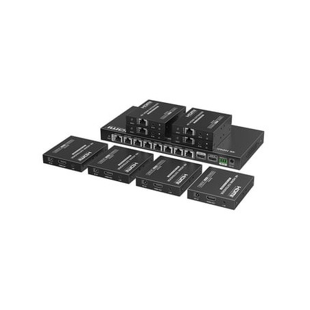 Kit Divisor y Extensor HDMI / Divide 1 Fuente HDMI a 8 Pantallas / Ext