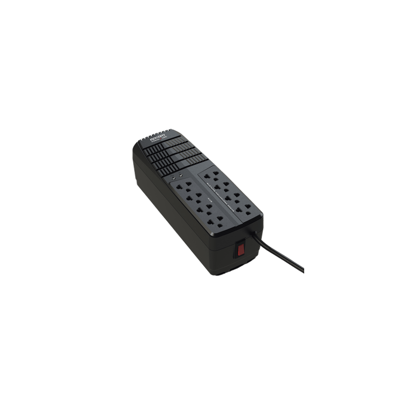 Regulador de Voltaje 1000 VA-500 W /  4 Contactos con AVR / 4 Contacto