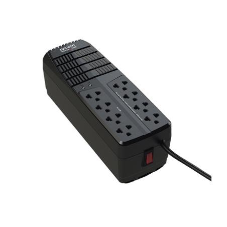 Regulador de Voltaje 1000 VA-500 W /  4 Contactos con AVR / 4 Contacto
