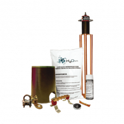 Kit de Tierra Física con Electrodo TG100AB y accesorios de instalación