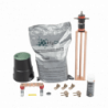 Kit de tierra física modelo TG45AB con Electrodo Magnetoactivo, capaci