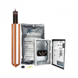 Kit de puesta a tierra de 45 A con Electrodo, Filtro, Acoplador y Comp