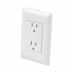 Contacto Inteligente de Pared Doble 120, 15A, con Supresor de Picos Ti