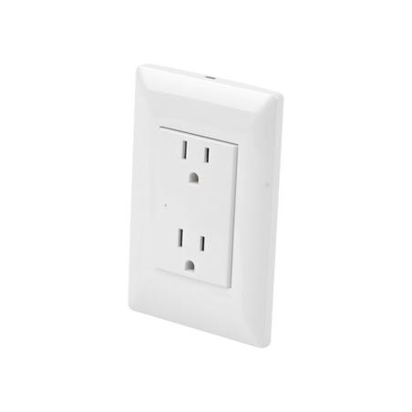 Contacto Inteligente de Pared Doble 120, 15A, con Supresor de Picos Ti