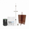 Kit pararrayo LinkedPro básico. Ideal para la protección de mástiles y