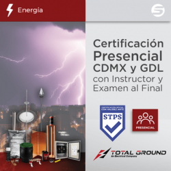 Certificación Oficial en Tierras Físicas y Pararrayos Total Ground par