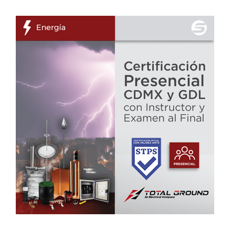Certificación Oficial en Tierras Físicas y Pararrayos Total Ground par