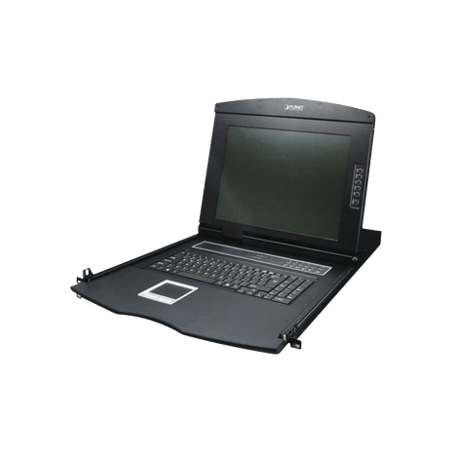 Switch KVM con Monitor de 17con Teclado y Trackpad para Rack de 1U de