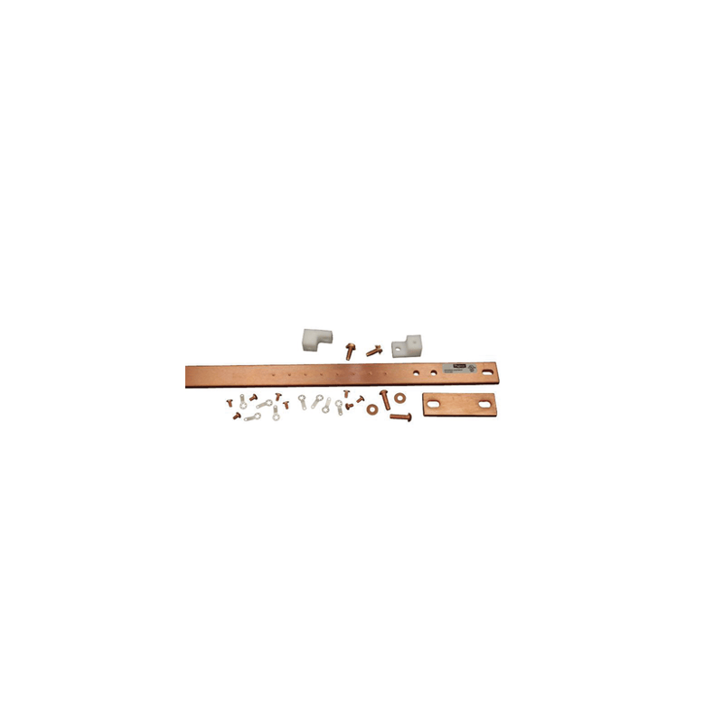 Kit de Barra de Tierra Física, Para Rack de 19 in, Fabricada en Aleaci