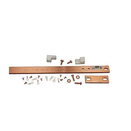 Kit de Barra de Tierra Física, Para Rack de 19 in, Fabricada en Aleaci