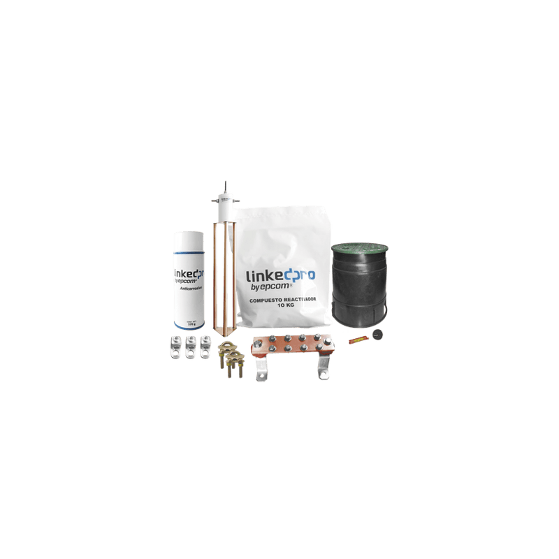 Kit de puesta a tierra LinkedPro, para protección de hasta 30 Amp.