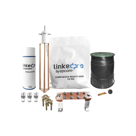 Kit de puesta a tierra LinkedPro, para protección de hasta 30 Amp.