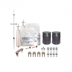 Kit Pararrayo  LINKEDPRO con Accesorios de Instalación en Torre de Has