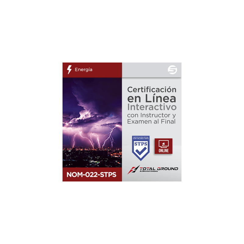 Certificación Virtual NOM-022-STPS Total Ground (Válida Ante Secretarí