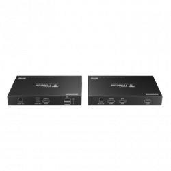 Kit extensor KVM (HDMI y USB) hasta 70 metros  Resolución 4K  60 Hz  C