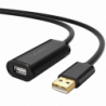 Cable de Extensión Activo USB 2.0 / 30 Metros / Macho-Hembra / Booster