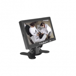 Monitor 7 TFT-LCD ideal para colocar en vehículos o DVR/NVR.  Entradas