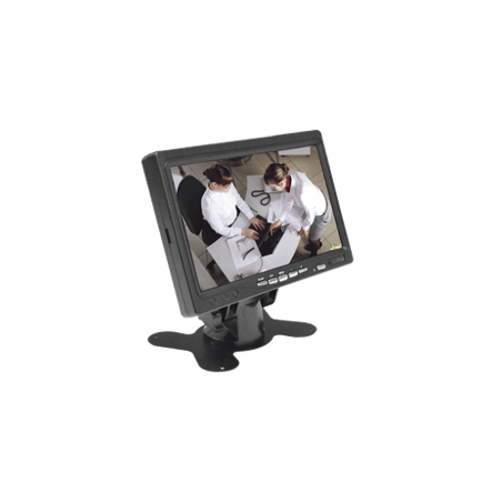 Monitor 7 TFT-LCD ideal para colocar en vehículos o DVR/NVR.  Entradas