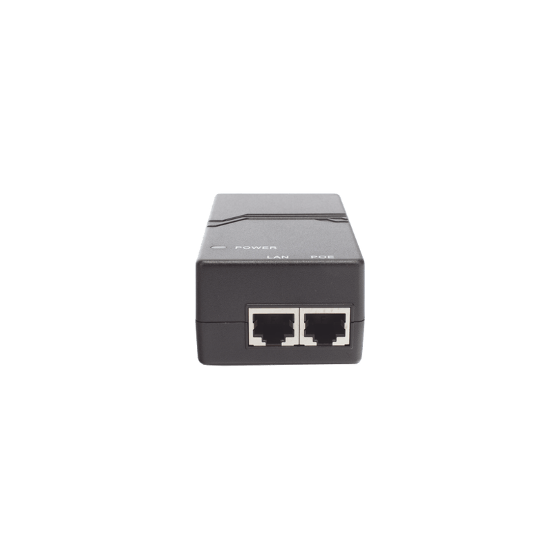 Inyector PoE estándar 802.3af Gigabit (50 V - 0.3 A - 15 W)