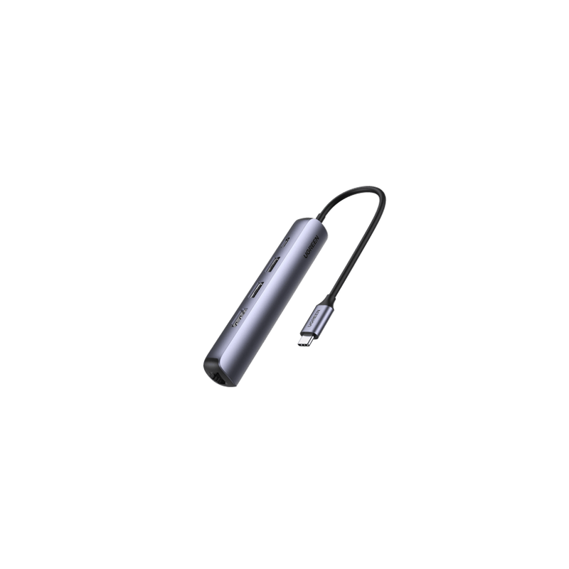 HUB USB-C (Docking Station) 5 en 1  Ultra Delgado  2 USB-A 3.1 a (5 Gb