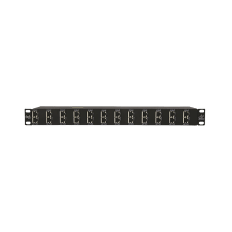 Protector de puertos IP de 12 Canales para uso en CAT5e, CAT6 y CAT6A.
