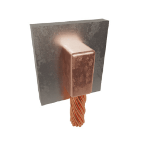 Molde para Soldadura Exotérmica para Cable 1/0 AWG a Superficie de Ace