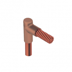 Molde para Soldadura Exotermica Tipo L, tope varilla 1/2 In a Cable 1/