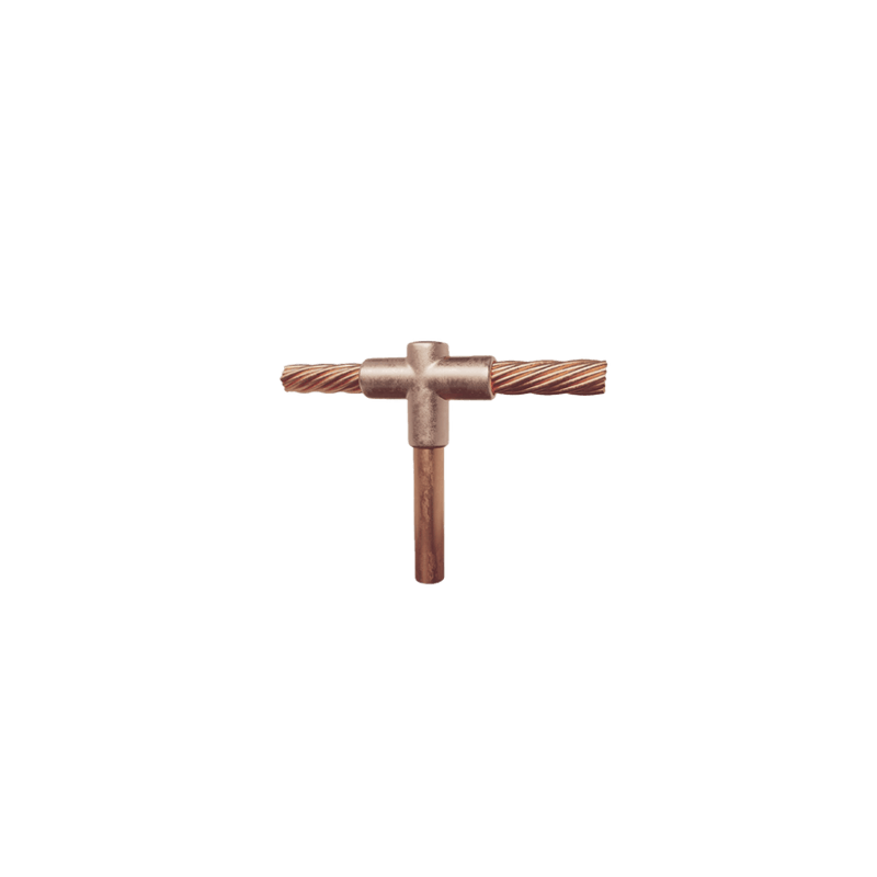 Molde para soldadura exotermica Tipo T, Tope de varilla 5/8 in. a Cabl