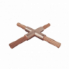 Molde para Soldadura Exotérmica tipo X para cable 3/0 AWG - 3/0 AWG.