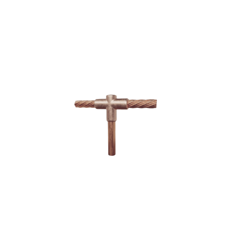 Molde para soldadura exotermica Tipo T, Tope de varilla 5/8 in. a Cabl