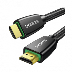 Cable HDMI 2.0  de Nylon Trenzado / 2 m / 4K60Hz / HDR / 3D / HEC (Can