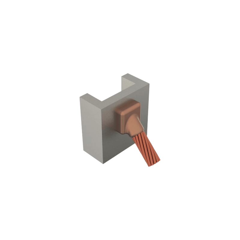 Molde para soldadura Exotermica de superficie Vertical a cable 1/0 Awg