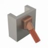 Molde para soldadura Exotermica de superficie Vertical a cable 1/0 Awg