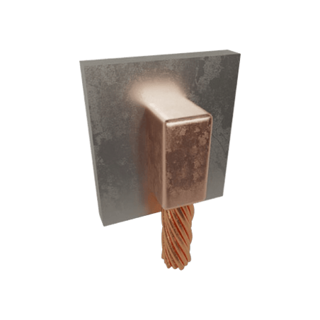 Molde para Soldadura Exotérmica para Cable 2/0 AWG a Superficie de Ace