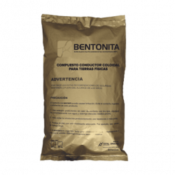 Bentonita, Compuesto Conductor Coloidal para Tierras Físicas, Saco con