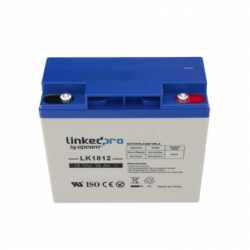 Batería 12 V / 18 Ah / UL / Tecnología AGM / Vida útil promedio de 5 a