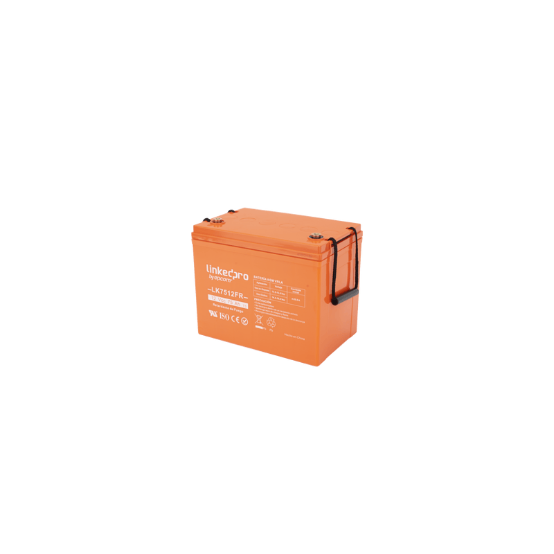 Batería 12 V / 75 Ah / UL / Tecnología AGM-VRLA / Vida útil promedio d
