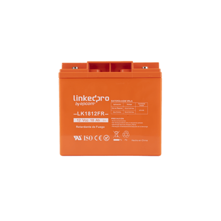 Batería 12 V / 18 Ah / UL / Tecnología AGM / Vida útil promedio de 5 a