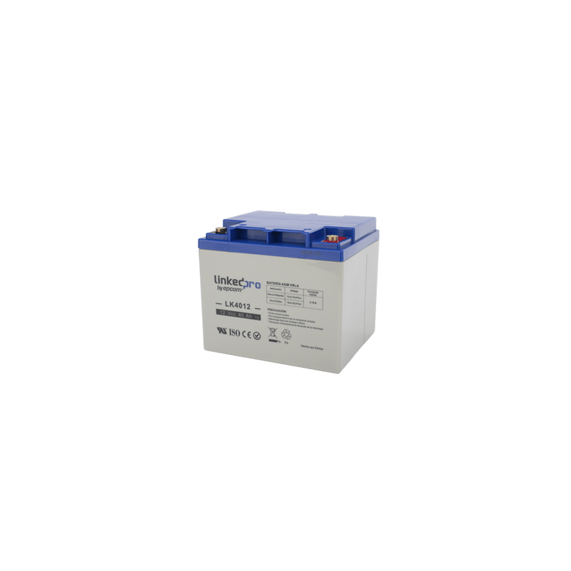Batería 12 V / 40 Ah / UL / Tecnología AGM / Para uso en equipo electr