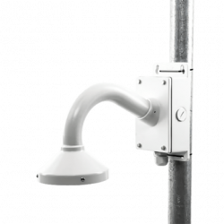 Montaje Universal de Pared con Cuello de Ganso y Caja de Conexiones /